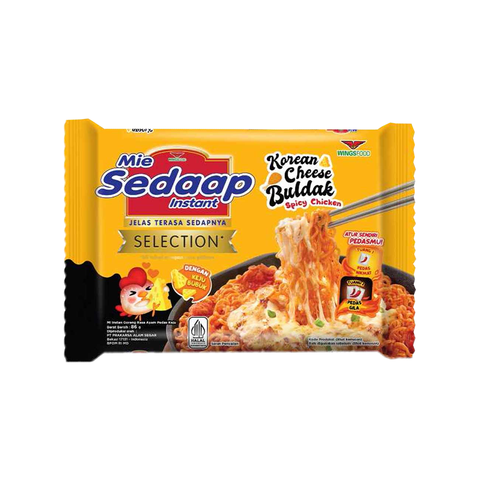 MIE SEDAAP KOREAN CHEESE BULDAK 86G