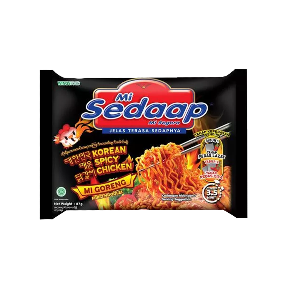 MIE SEDAAP KOREAN SPICY CHICKEN 87G