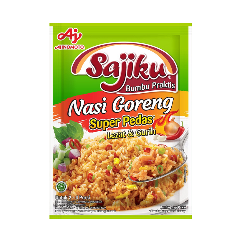 SAJIKU BUMBU NASI GORENG PEDAS 20G