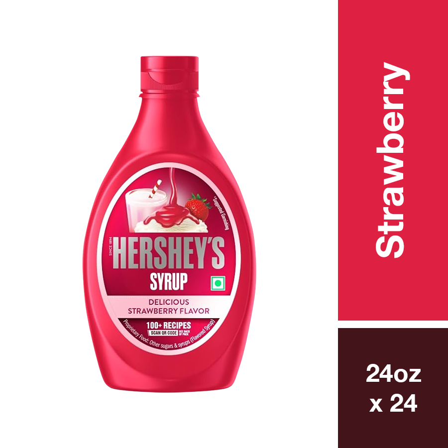 HERSHEYS STRAWBERRY SYRUP 623G