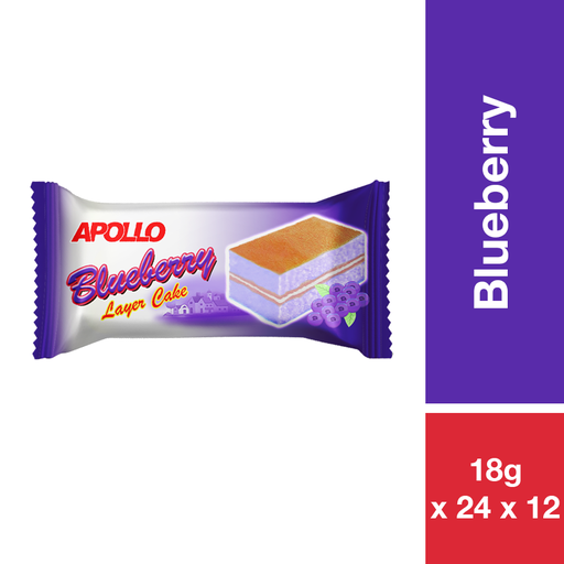 [18804] APOLLO LAYER CAKE BLUEBERRY 18G