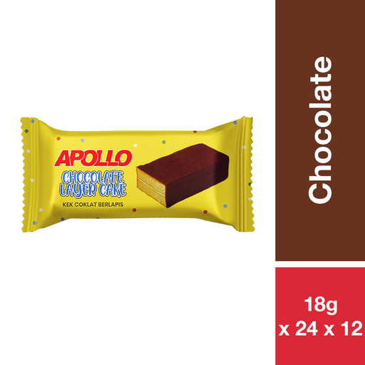 [18805] APOLLO LAYER CAKE CHOCOLATE 18G