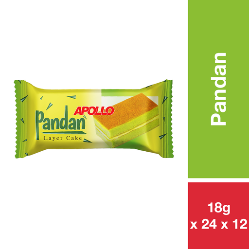 [18808] APOLLO LAYER CAKE PANDAN 18G