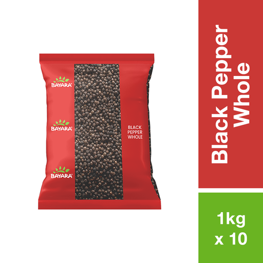 [16106] BLACK PEPPER WHOLE BAYARA 1KG