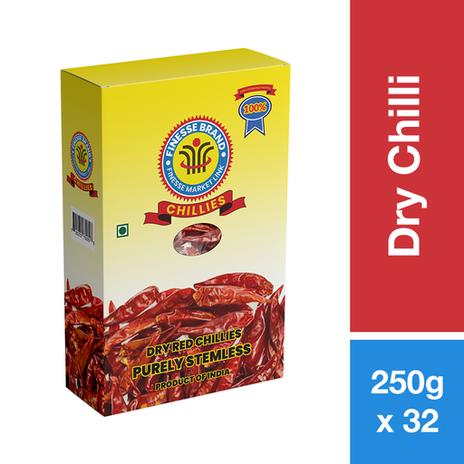 [30303] DRY CHILLI STEMLESS FINESSE 250G