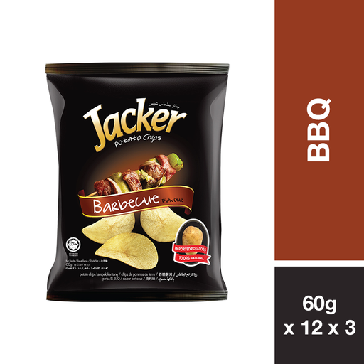 [11001] JACKER POTATO CHIPS BBQ 60G
