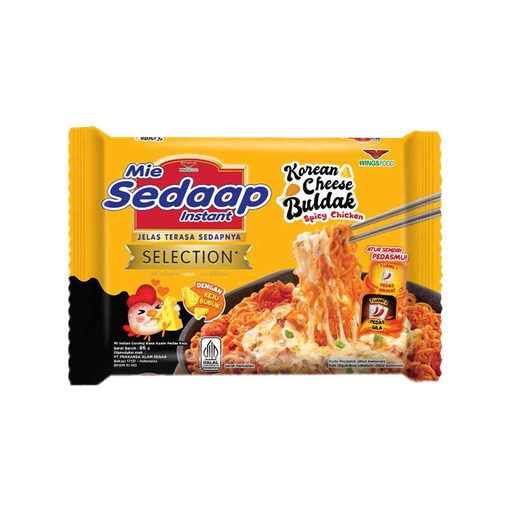 MIE SEDAAP KOREAN CHEESE BULDAK 86G