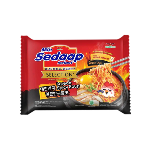MIE SEDAAP KOREAN SPICY SOUP 77G