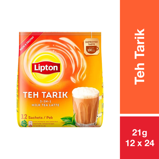 [60604] LIPTON MILK TEA 3IN1 TEH TARIK 21G
