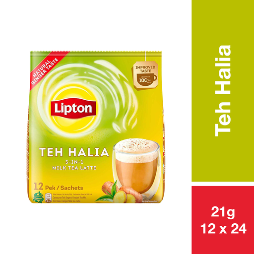 [60603] LIPTON MILK TEA 3IN1 TEH HALIA 21G